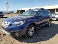 Subaru salvage cars for sale: 2017 Subaru Outback 2.5I Premium