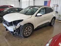 Salvage cars for sale at Franklin, WI auction: 2020 Ford Escape Titanium