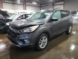 Salvage cars for sale at Elgin, IL auction: 2017 Ford Escape SE