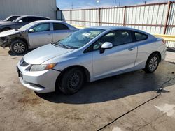 Salvage cars for sale at Haslet, TX auction: 2012 Honda Civic LX