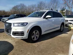 Salvage cars for sale at North Billerica, MA auction: 2019 Audi Q7 Premium