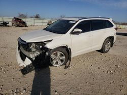 Salvage cars for sale from Copart Kansas City, KS: 2016 Toyota Highlander Limited