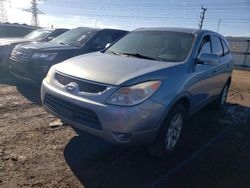 Salvage cars for sale at Dyer, IN auction: 2008 Hyundai Veracruz GLS