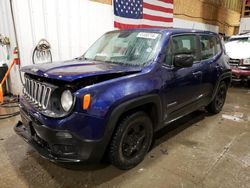 Salvage cars for sale from Copart Anchorage, AK: 2016 Jeep Renegade Sport