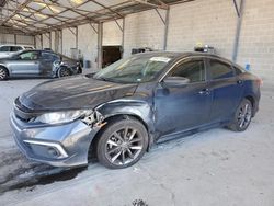 Honda salvage cars for sale: 2020 Honda Civic EXL