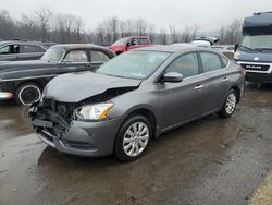 Salvage cars for sale at Marlboro, NY auction: 2015 Nissan Sentra S