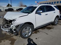 Vehiculos salvage en venta de Copart Littleton, CO: 2015 Chevrolet Equinox LTZ