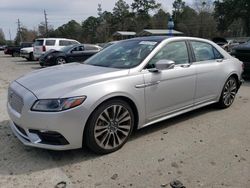 Lincoln Continental salvage cars for sale: 2018 Lincoln Continental Select