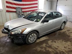 Salvage cars for sale from Copart Lyman, ME: 2012 Honda Accord LX