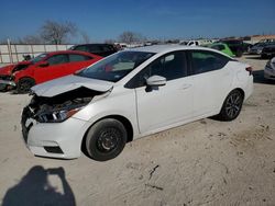 Salvage cars for sale from Copart Haslet, TX: 2021 Nissan Versa SV