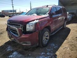 Salvage cars for sale at Colorado Springs, CO auction: 2017 GMC Yukon XL K1500 SLT