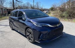 Toyota Sienna xse salvage cars for sale: 2021 Toyota Sienna XSE