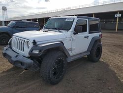 Salvage cars for sale from Copart Phoenix, AZ: 2018 Jeep Wrangler Sport