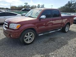 Salvage cars for sale from Copart Riverview, FL: 2006 Toyota Tundra Double Cab SR5