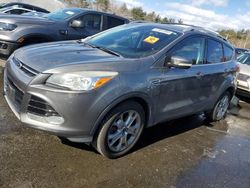 Salvage cars for sale at Exeter, RI auction: 2014 Ford Escape Titanium