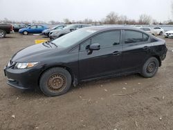 Honda Civic LX salvage cars for sale: 2013 Honda Civic LX