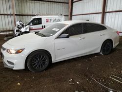 Salvage cars for sale at Houston, TX auction: 2017 Chevrolet Malibu LS
