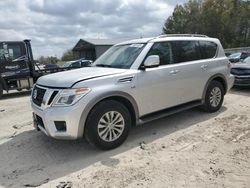 Salvage cars for sale from Copart Midway, FL: 2018 Nissan Armada SV