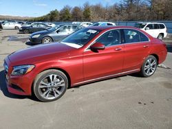 Salvage cars for sale from Copart Brookhaven, NY: 2018 Mercedes-Benz C 300 4matic