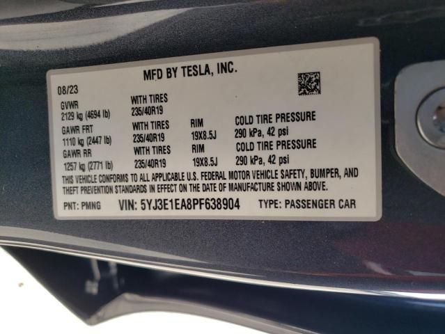 2023 Tesla Model 3