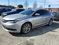 Salvage cars for sale from Copart Wilmington, CA: 2015 Chrysler 200 S