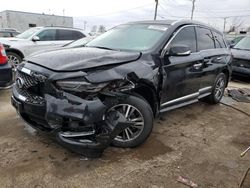 Salvage cars for sale from Copart Chicago Heights, IL: 2020 Infiniti QX60 Luxe