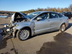 Salvage cars for sale from Copart Brookhaven, NY: 2015 Ford Fusion S Hybrid