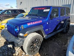 Salvage cars for sale at Appleton, WI auction: 2018 Jeep Wrangler Unlimited Sport