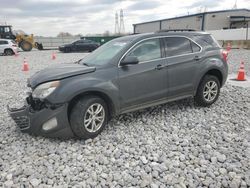 Salvage cars for sale at Barberton, OH auction: 2017 Chevrolet Equinox LT