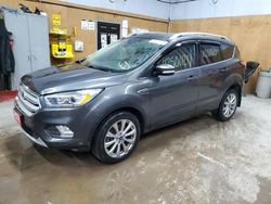 Vehiculos salvage en venta de Copart Kincheloe, MI: 2018 Ford Escape Titanium