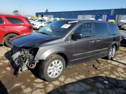 Salvage cars for sale from Copart Woodhaven, MI: 2015 Dodge Grand Caravan SE