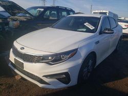 Salvage cars for sale at Elgin, IL auction: 2019 KIA Optima LX