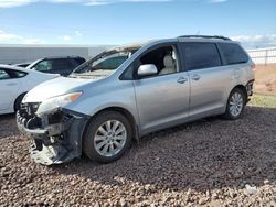 Salvage cars for sale from Copart Phoenix, AZ: 2014 Toyota Sienna XLE