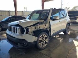 SUV salvage a la venta en subasta: 2017 Jeep Renegade Limited