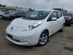 Salvage cars for sale at Martinez, CA auction: 2013 Nissan Leaf S