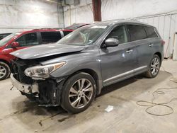 Salvage cars for sale from Copart Milwaukee, WI: 2015 Infiniti QX60