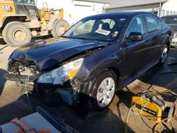 Salvage cars for sale from Copart Pekin, IL: 2011 Subaru Legacy 2.5I