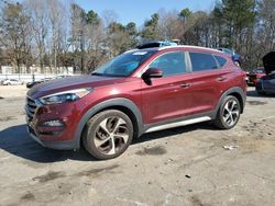 Salvage cars for sale from Copart Austell, GA: 2017 Hyundai Tucson Limited