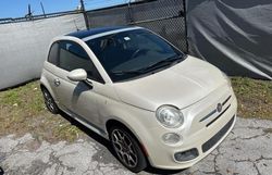 Salvage cars for sale at Orlando, FL auction: 2012 Fiat 500 Sport