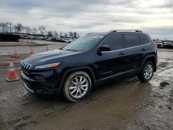 Salvage cars for sale from Copart Dyer, IN: 2014 Jeep Cherokee Limited