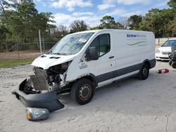 Salvage trucks for sale at Fort Pierce, FL auction: 2017 Ford Transit T-150