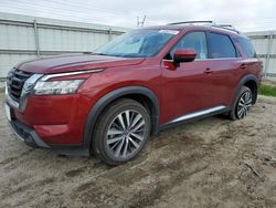 Salvage cars for sale at Bakersfield, CA auction: 2022 Nissan Pathfinder Platinum