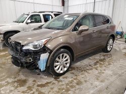Salvage cars for sale at Franklin, WI auction: 2016 Buick Envision Premium