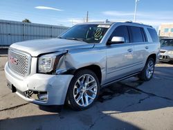 Vehiculos salvage en venta de Copart Littleton, CO: 2017 GMC Yukon Denali