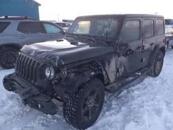 Jeep Wrangler salvage cars for sale: 2022 Jeep Wrangler Unlimited Sport