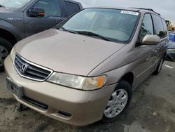 Honda Odyssey EX salvage cars for sale: 2003 Honda Odyssey EX