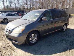 Salvage cars for sale from Copart Waldorf, MD: 2007 Honda Odyssey EXL