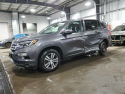 Salvage cars for sale from Copart Ham Lake, MN: 2017 Honda Pilot EXL