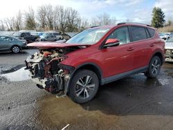 Toyota Rav4 XLE salvage cars for sale: 2016 Toyota Rav4 XLE