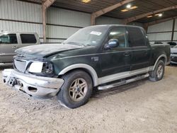 Ford salvage cars for sale: 2002 Ford F150 Supercrew